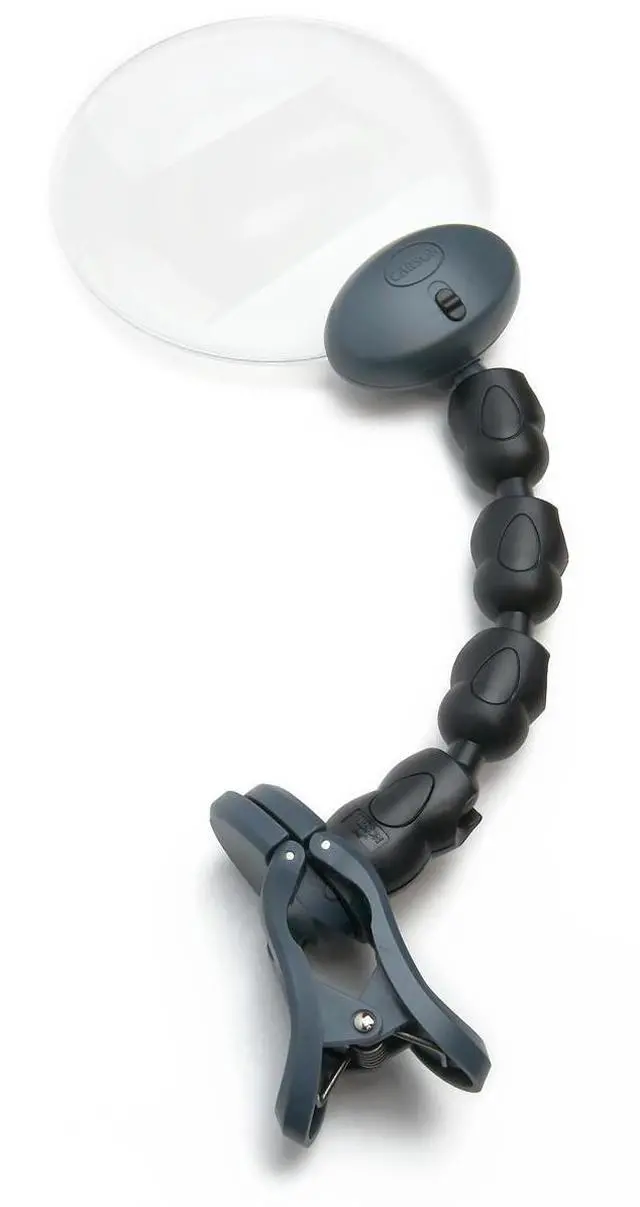 Alt view image 7 of 11 - Carson Optical AM-20 LED Attach-A-Mag Magnifier