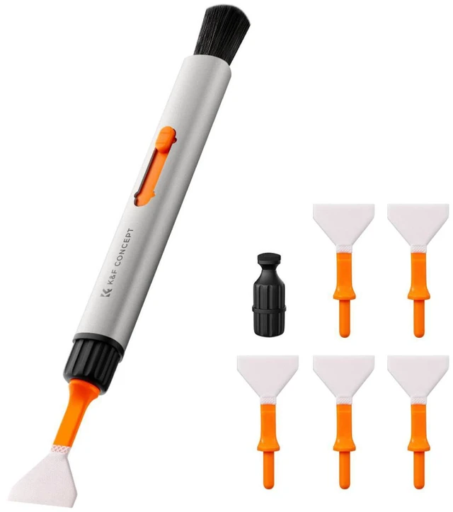 Main image of K&F Concept Versatile Switch Cleaning Pen Kit with 6x Full-Frame Sensor Cleaning Swab