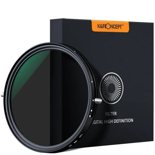 Alt view image 8 of 14 - K&F Concept 43MM ND8-ND2000  Adjustable ND Filter Camera Lense Variable Neutral Density With Multi-Resistant Coating for Camera Lenses(43mm)