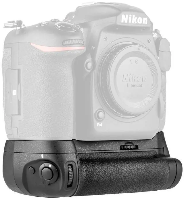 Alt view image 6 of 7 - Green Extreme Multi Power Battery Grip (MB-D17 Replacement) for Nikon D500 Digital Camera, Holds EN-EL15 Battery or 8 AA Batteries