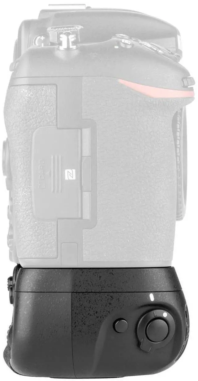 Alt view image 7 of 7 - Green Extreme Multi Power Battery Grip (MB-D17 Replacement) for Nikon D500 Digital Camera, Holds EN-EL15 Battery or 8 AA Batteries
