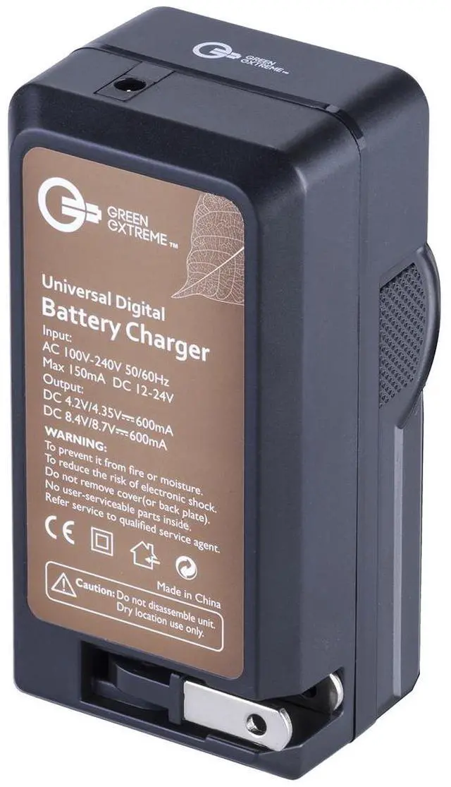 Alt view image 6 of 7 - Green Extreme Compact Smart Charger with LCD Screen for Canon NB-6L