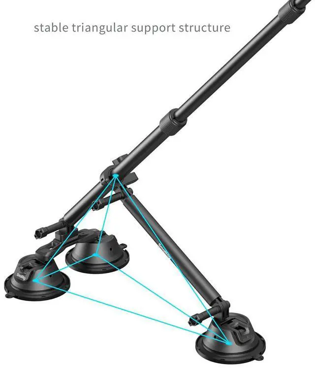 Alt view image 4 of 7 - SmallRig Camera Suction Cup Car Mount Kit for Panoramic Shooting