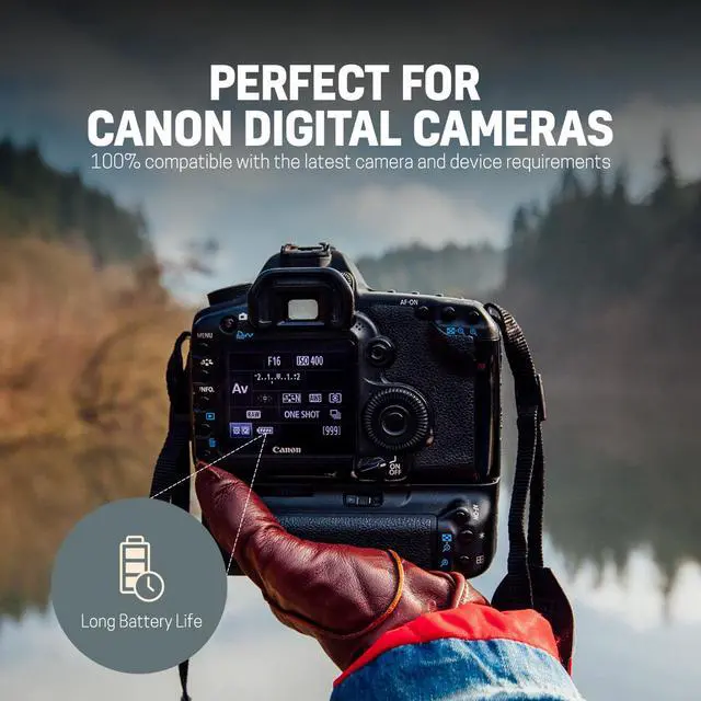 Alt view image 6 of 7 - Green Extreme LP-E6NH 17.3Wh 7.2V 2400mAh Lithium-Ion Battery Pack with USB-C Charging Port