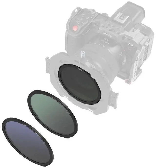 Alt view image 3 of 7 - SmallRig CPL/VND Filter Kit for Select Matte Boxes