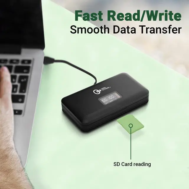 Alt view image 3 of 7 - Green Extreme USB LCD Dual Charger Case for Sony NP-FZ100 Battery