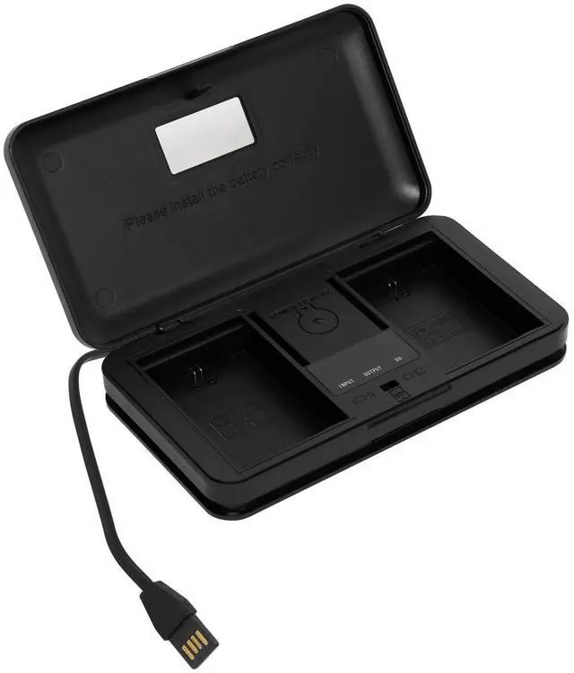 Main image of Green Extreme USB LCD Dual Charger Case for Canon LP-E6/LP-E6NH Battery