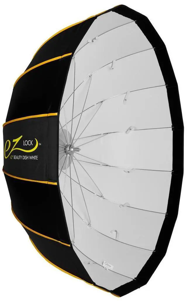 Main image of Glow EZ Lock Collapsible White Beauty Dish (42") #EZ-BD-42W