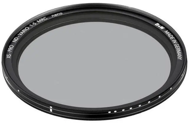 Main image of B + W 49mm XS-Pro Vario Neutral Density MRC Nano Filter  - 0.3 to 1.5 (1 to 5 stops)