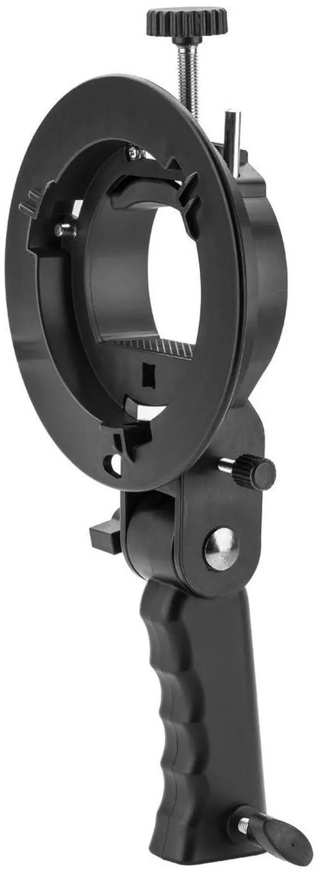 Alt view image 6 of 7 - Glow Handheld Grip S-Type Bracket Bowens Mount Holder for Speedlite Flash Softbox