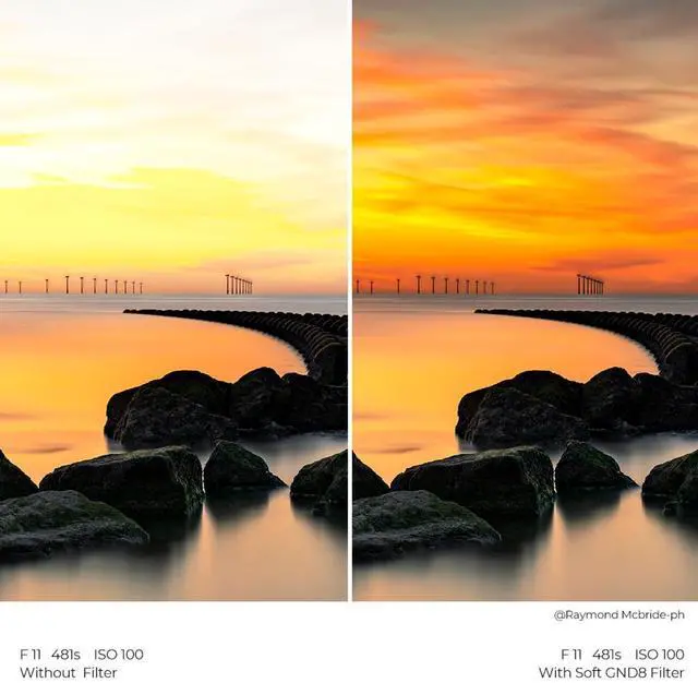 Alt view image 4 of 7 - K&F Concept X-PRO 100x150mm Soft GND8 Square Filter