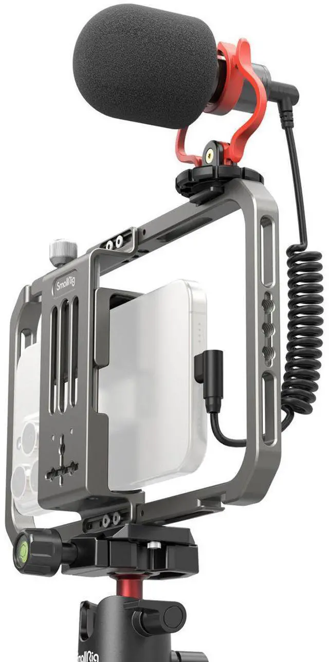 Alt view image 5 of 5 - SmallRig Classic Edition All-in-One Video Kit for Smartphone Creators with Audio and Lighting System