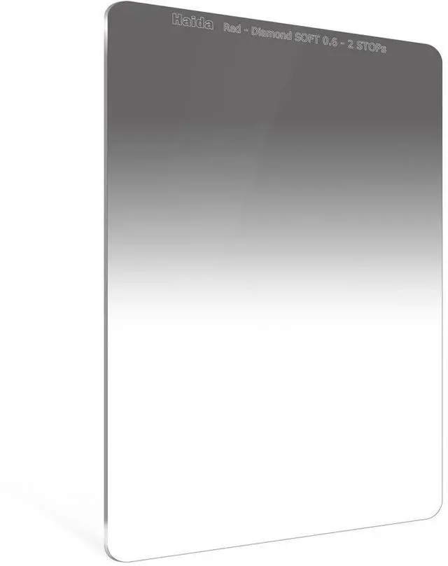 Main image of Haida Red-Diamond Soft-Edge Graduated ND 100x150mm Filter, 0.6/4x Density (2-Stops)