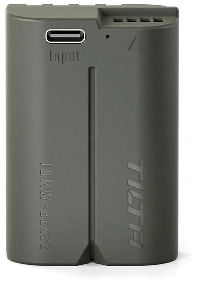 Alt view image 2 of 7 - Tilta DMW-BLK22 17.28Wh 7.2V 2400mAh Lithium-Ion Battery with USB-C Charging Port, Green