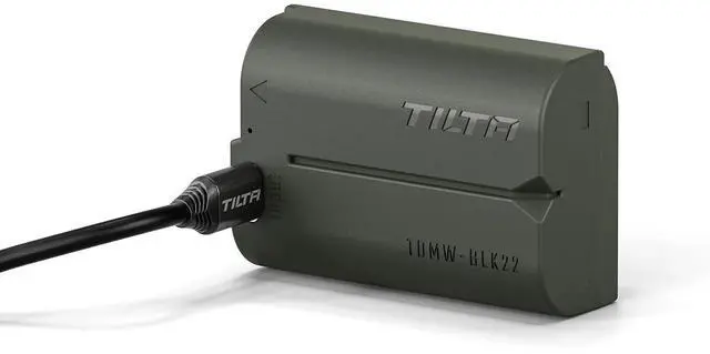 Alt view image 4 of 7 - Tilta DMW-BLK22 17.28Wh 7.2V 2400mAh Lithium-Ion Battery with USB-C Charging Port, Green