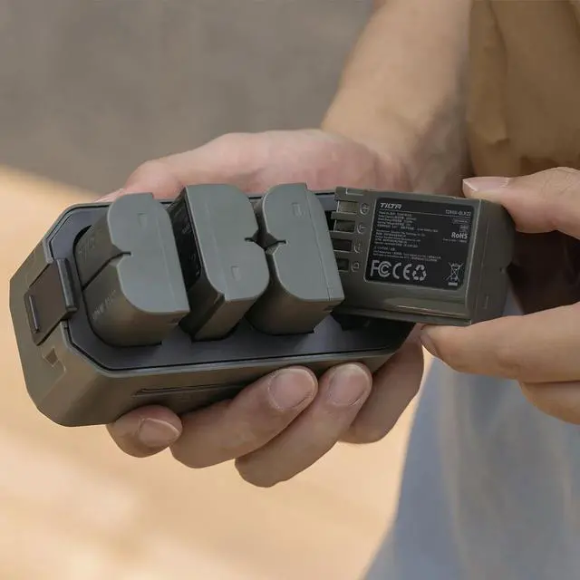 Alt view image 5 of 7 - Tilta DMW-BLK22 17.28Wh 7.2V 2400mAh Lithium-Ion Battery with USB-C Charging Port, Green