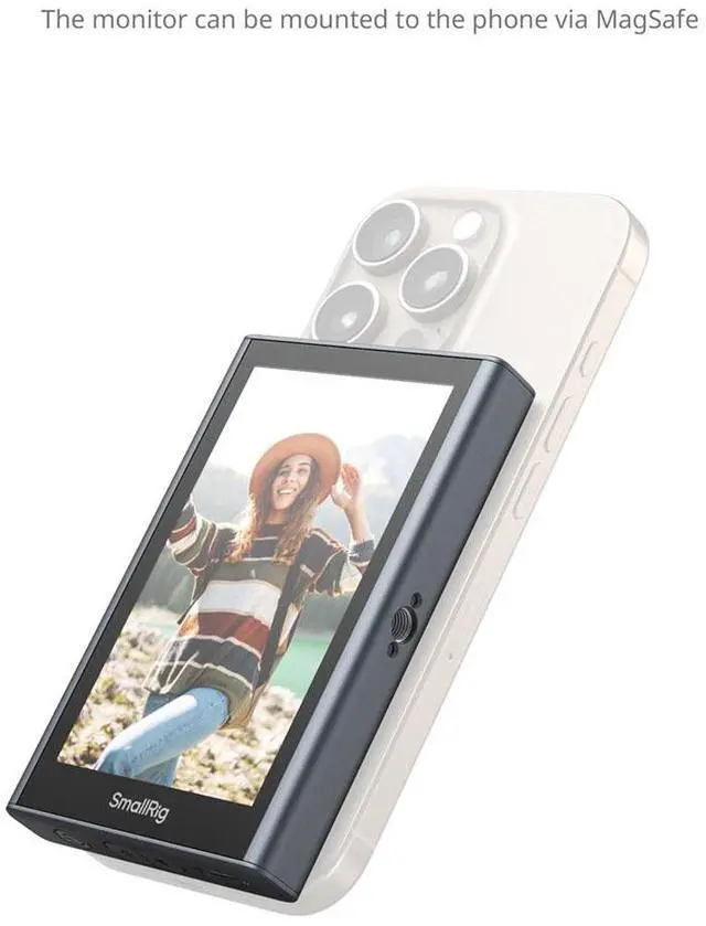 Alt view image 4 of 7 - SmallRig 3.9" Wireless Video Monitor Vlog Kit with MagSafe for Phone