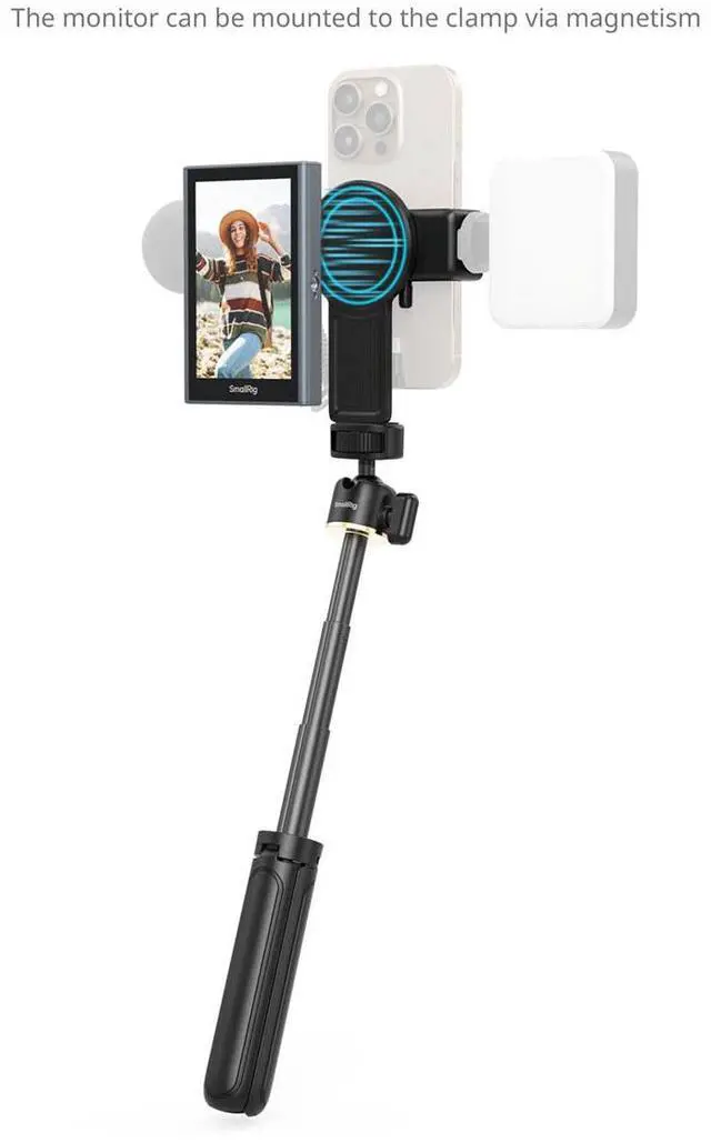 Alt view image 3 of 7 - SmallRig 3.9" Wireless Video Monitor Vlog Kit with MagSafe for Phone