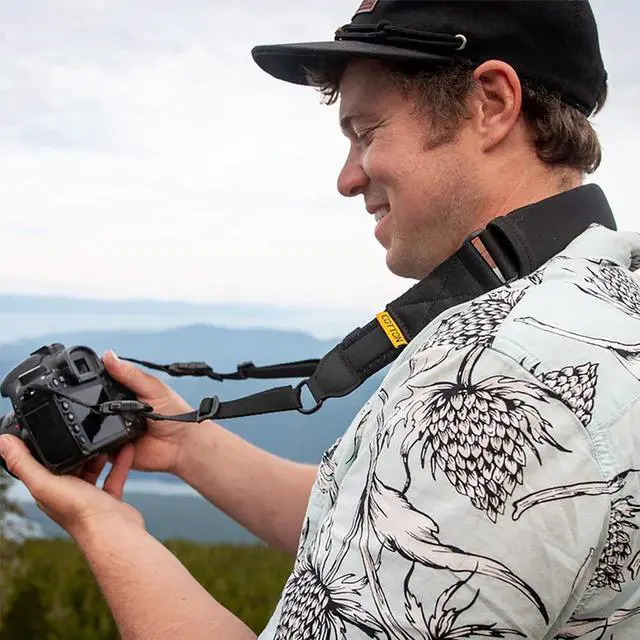 Alt view image 2 of 4 - Cotton Carrier Camera Neck Strap, Black