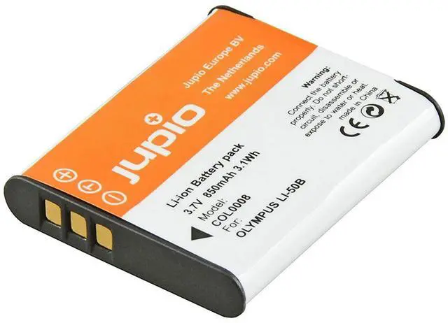 Main image of Jupio Li-50B / D-Li92 / DB-100 / NP-150 / LB-050 / LB-052 3.7V 850mAh Lithium-Ion Battery Pack