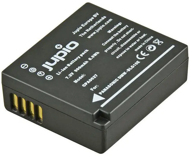 Alt view image 2 of 2 - Jupio Value Pack with 2x DMW-BLG10 7.2V 900mAh Lithium-Ion Battery and USB Charger