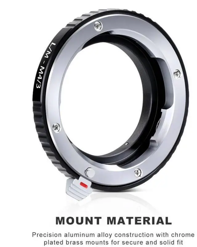 Alt view image 3 of 7 - K&F Concept K&F Concept High Precision Lens Adapter Mount,LM-M4/3