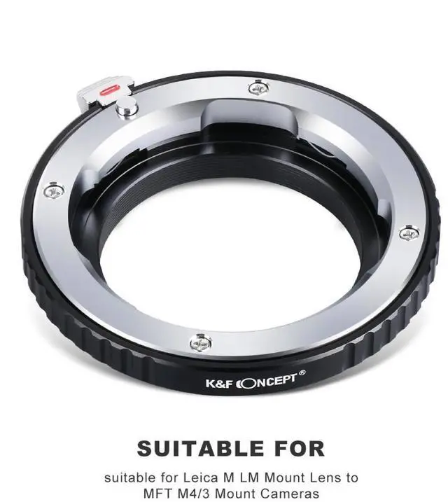 Alt view image 5 of 7 - K&F Concept K&F Concept High Precision Lens Adapter Mount,LM-M4/3