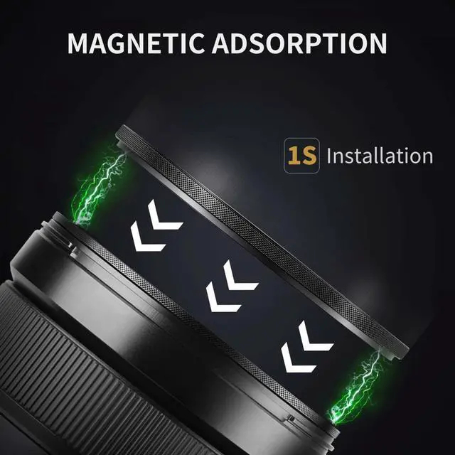 Alt view image 3 of 7 - K&F Concept 62mm Nano-X CPL Magnetic Filter
