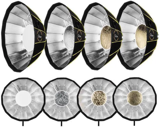 Alt view image 5 of 7 - Glow EZ Lock Parabolic Softbox For XPLOR 400 Direct Mount (33.4" - Silver)