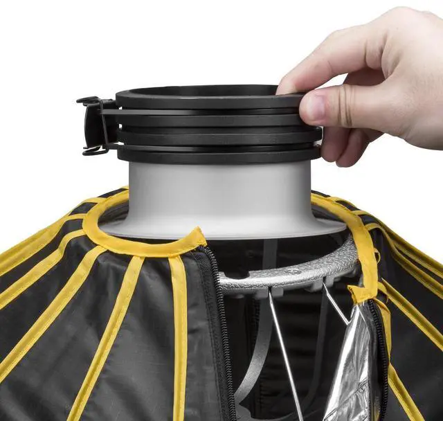 Alt view image 4 of 4 - Glow EZ Lock Quick Softbox Speedring Insert 144mm for Profoto