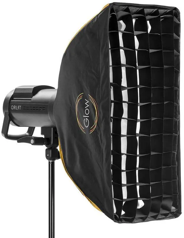 Alt view image 9 of 9 - Glow EZ Lock 1x2 Quick Strip Softbox With Bowens Mount (10x24") #EZ-SB-1024