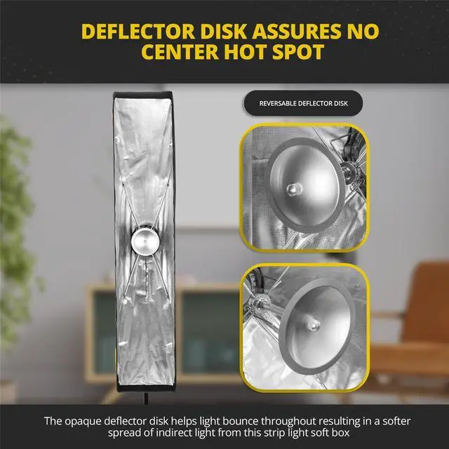 Alt view image 6 of 9 - Glow EZ Lock 12x56" Quick Strip Softbox With Bowens Mount #EZ-SB-1256