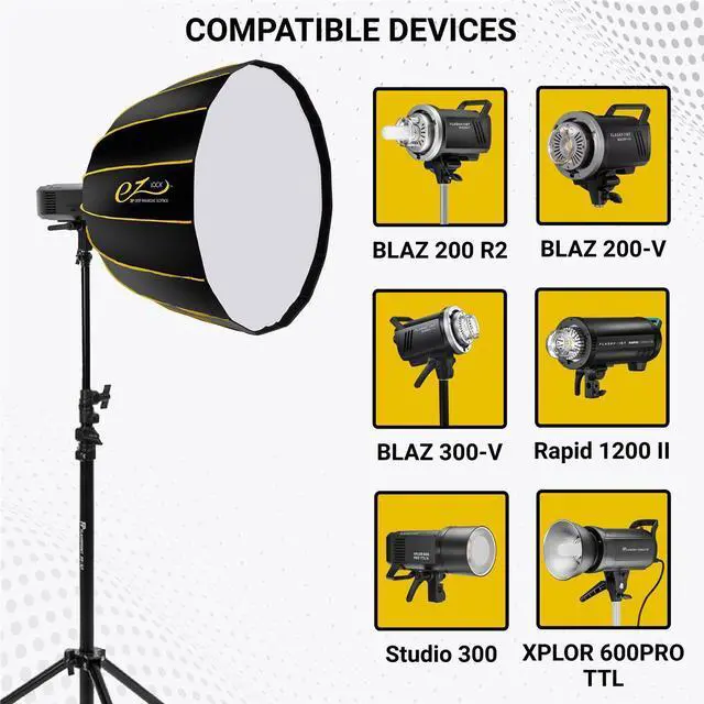 Alt view image 6 of 7 - Glow EZ Lock Deep Parabolic Quick Softbox (28") #EZ-SB-28