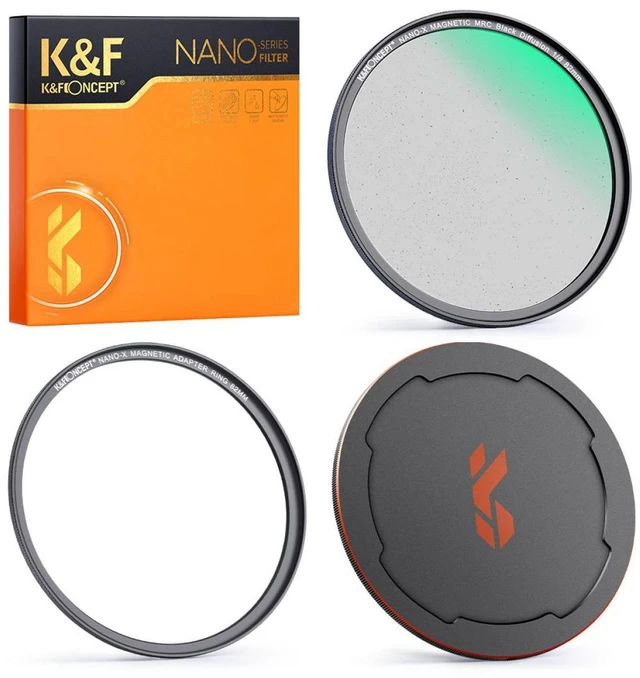 Main image of K&F Concept KF Concept 82mm Nano-X 1/8 Black Soft Diffusion Magnetic Filter