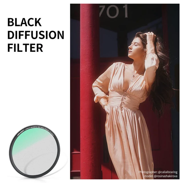 Alt view image 2 of 7 - K&F Concept KF Concept 82mm Nano-X 1/8 Black Soft Diffusion Magnetic Filter