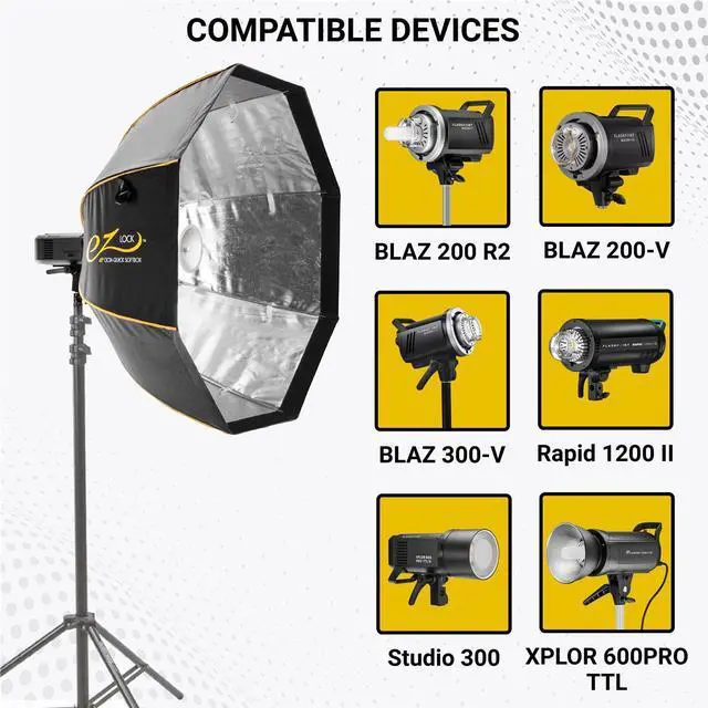 Alt view image 7 of 8 - Glow EZ Lock Octa Quick XL Softbox With Bowens Mount (48") #EZ-SB-48-OCTA