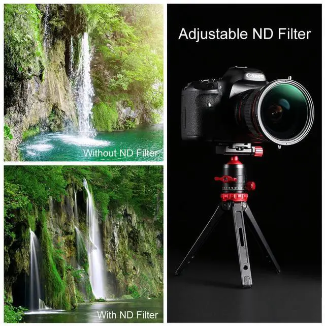 Alt view image 13 of 14 - K&F Concept 77MM ND8-ND2000  Adjustable ND Filter Camera Lense Variable Neutral Density With Multi-Resistant Coating for Camera Lenses(77mm)