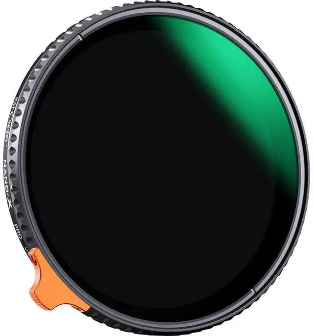 Alt view image 8 of 14 - K&F Concept 52mm Putter Variable ND Filter ND2-ND400 (1-9 Stops) 28 Multi-Layer Coatings Import AGC Glass Adjustable Neutral Density Filter for Camera Lens (Nano-X Series)