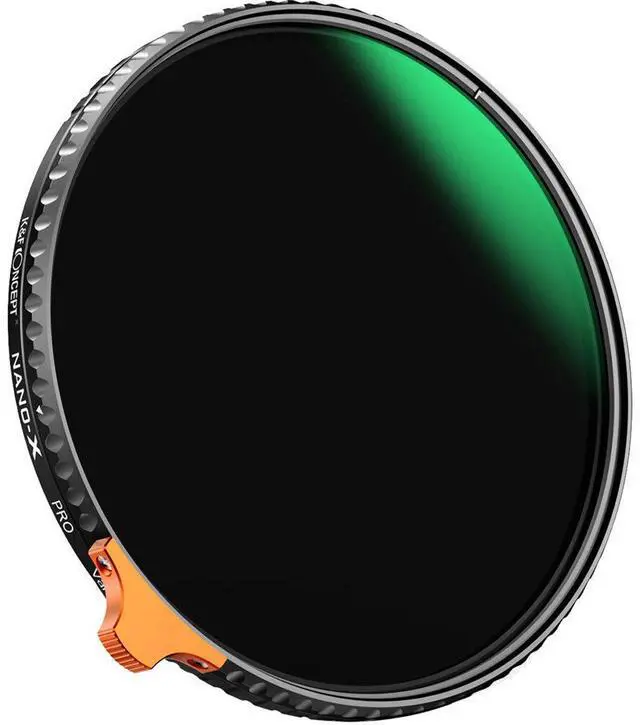 Alt view image 11 of 14 - K&F Concept 52mm Putter Variable ND Filter ND2-ND400 (1-9 Stops) 28 Multi-Layer Coatings Import AGC Glass Adjustable Neutral Density Filter for Camera Lens (Nano-X Series)