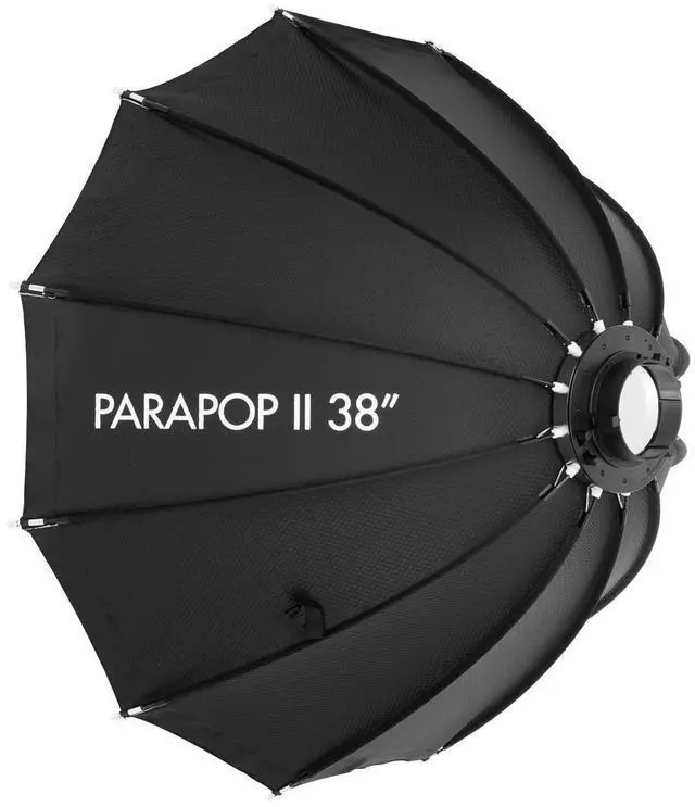 Main image of Glow ParaPop 38" II Portable Softbox w/Bowens Mount Adapter and OTA Adapter Set