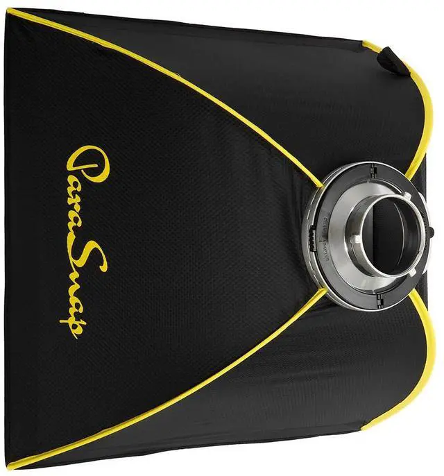 Main image of Glow Glow ParaSnap 24x24" Square SterlingFibre Bowens Mount Softbox w/External & Internal Diffusers, 144mm Bowens Speedring, Soft box Swap Speedring Adapter Perfect for Studio Softbox Lighting