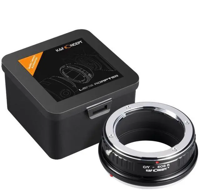 Alt view image 2 of 6 - K&F Concept Contax Yashica Lenses to Canon EOS R Lens Mount Adapter