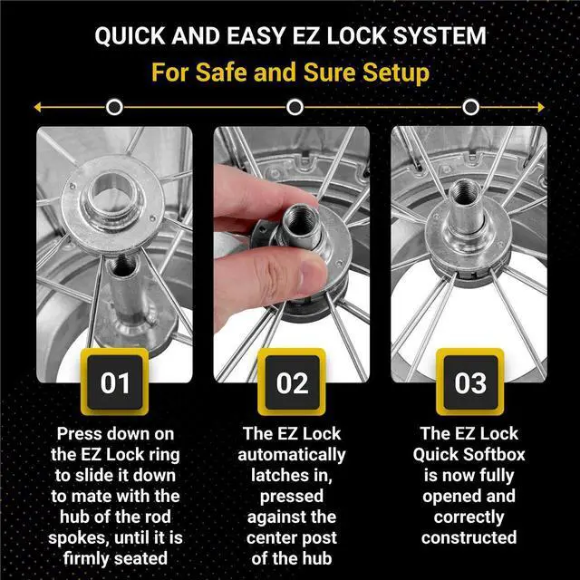 Alt view image 11 of 14 - Glow EZ Lock Octa Quick Large Softbox With Bowens Mount (36") #EZ-SB-36-OCTA