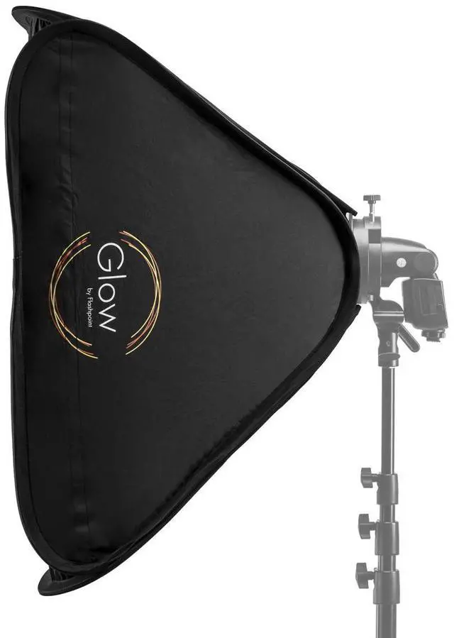 Alt view image 7 of 8 - Glow 31 x 31" Quick Softbox with Shoe Mount S-Type Flash Bracket (80x80cm)