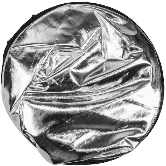 Alt view image 9 of 12 - Glow 5-in-1 Collapsible Triangle Reflector with Handle (18") #TCR18-51