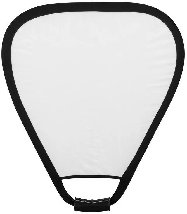 Alt view image 11 of 12 - Glow 5-in-1 Collapsible Triangle Reflector with Handle (18") #TCR18-51