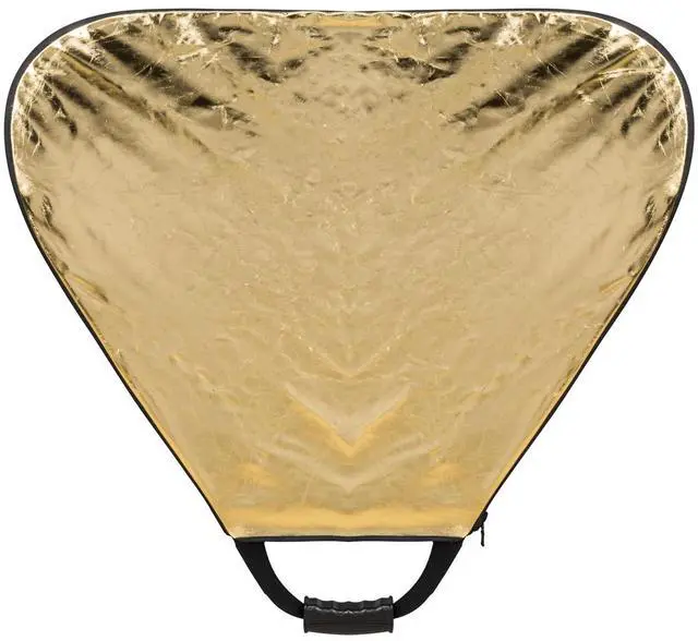 Alt view image 12 of 12 - Glow 5-in-1 Collapsible Triangle Reflector with Handle (30") #TCR18-30