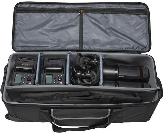 Alt view image 2 of 5 - Godox CB-06 Hard Carrying Case with Wheels #CB06