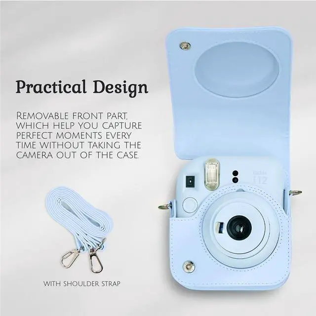 Alt view image 3 of 7 - Slinger FujiFilm Instax Mini 12 Accessory Kit, Pastel Blue
