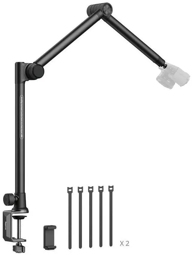 Alt view image 2 of 7 - SmallRig Overhead 3-Section Boom Arm Desk Mount